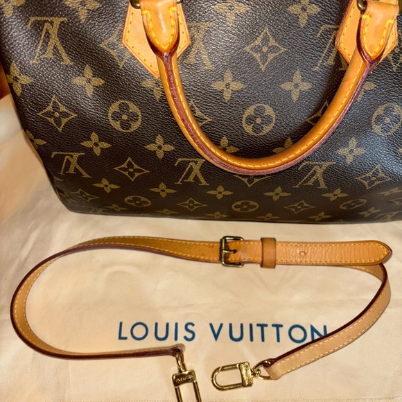 Louis Vuitton Bandolier Speedy 30 Handbag - Picture 3 of 12